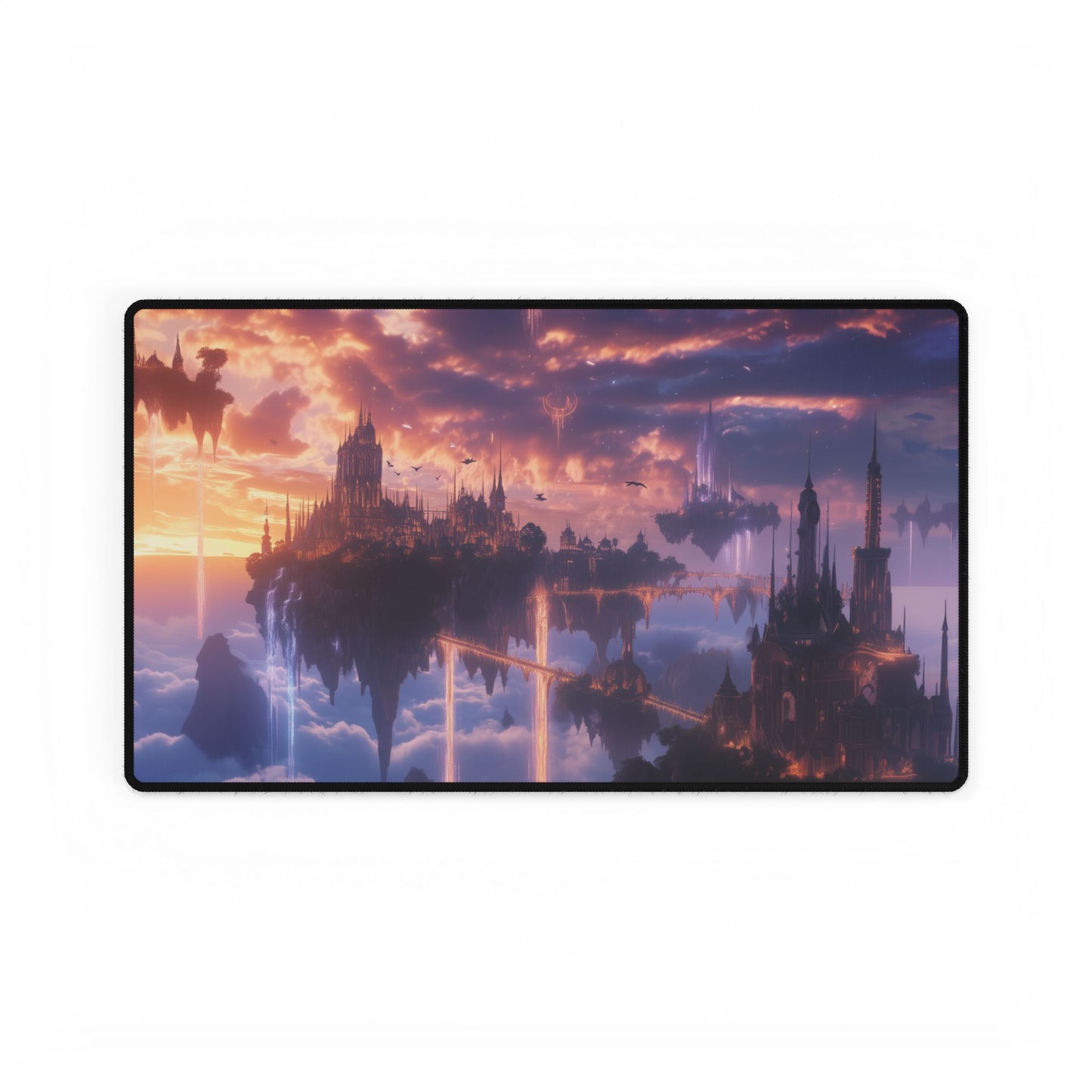 Desk Mat - Fantasy City in the Sky