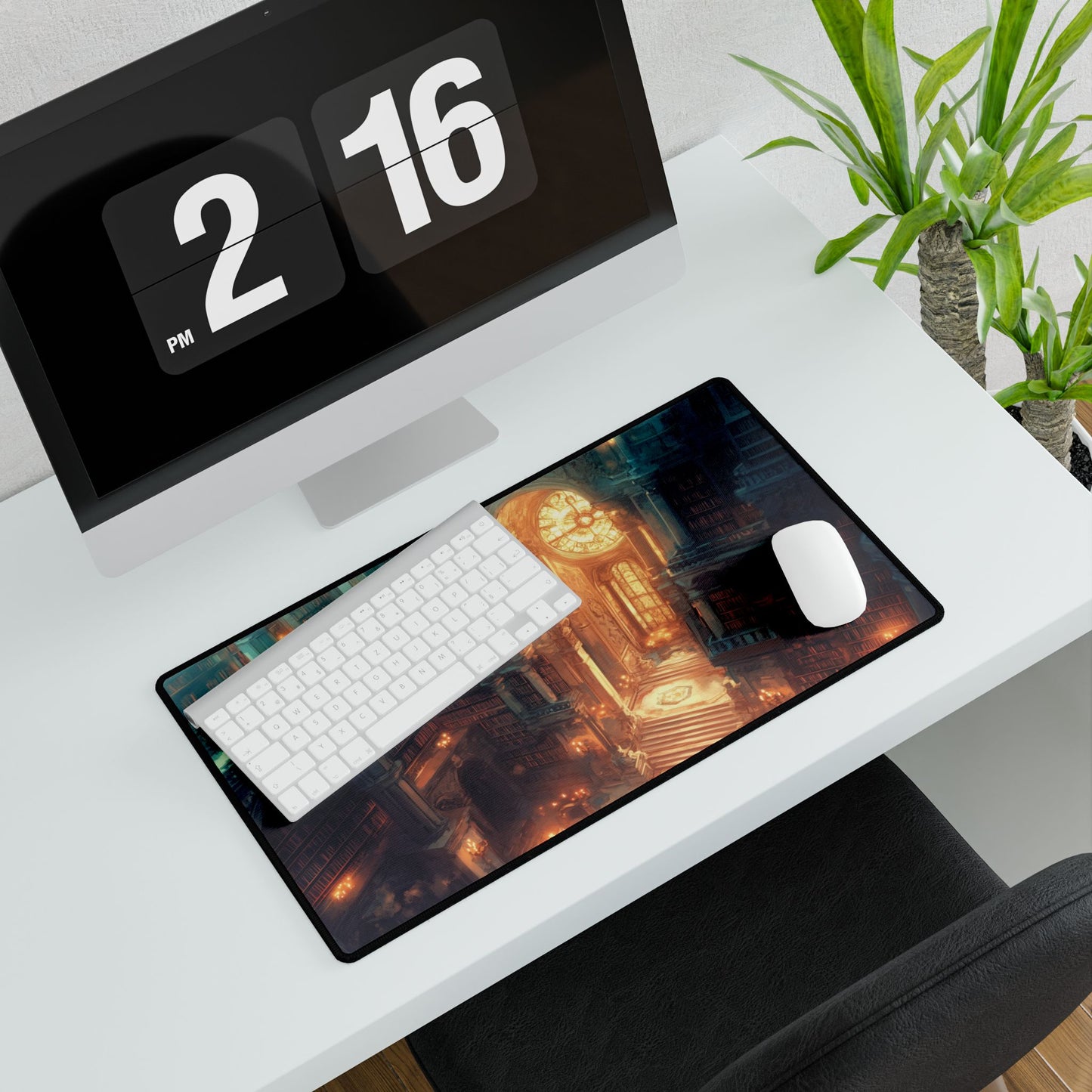 Desk Mat - Fantasy Library