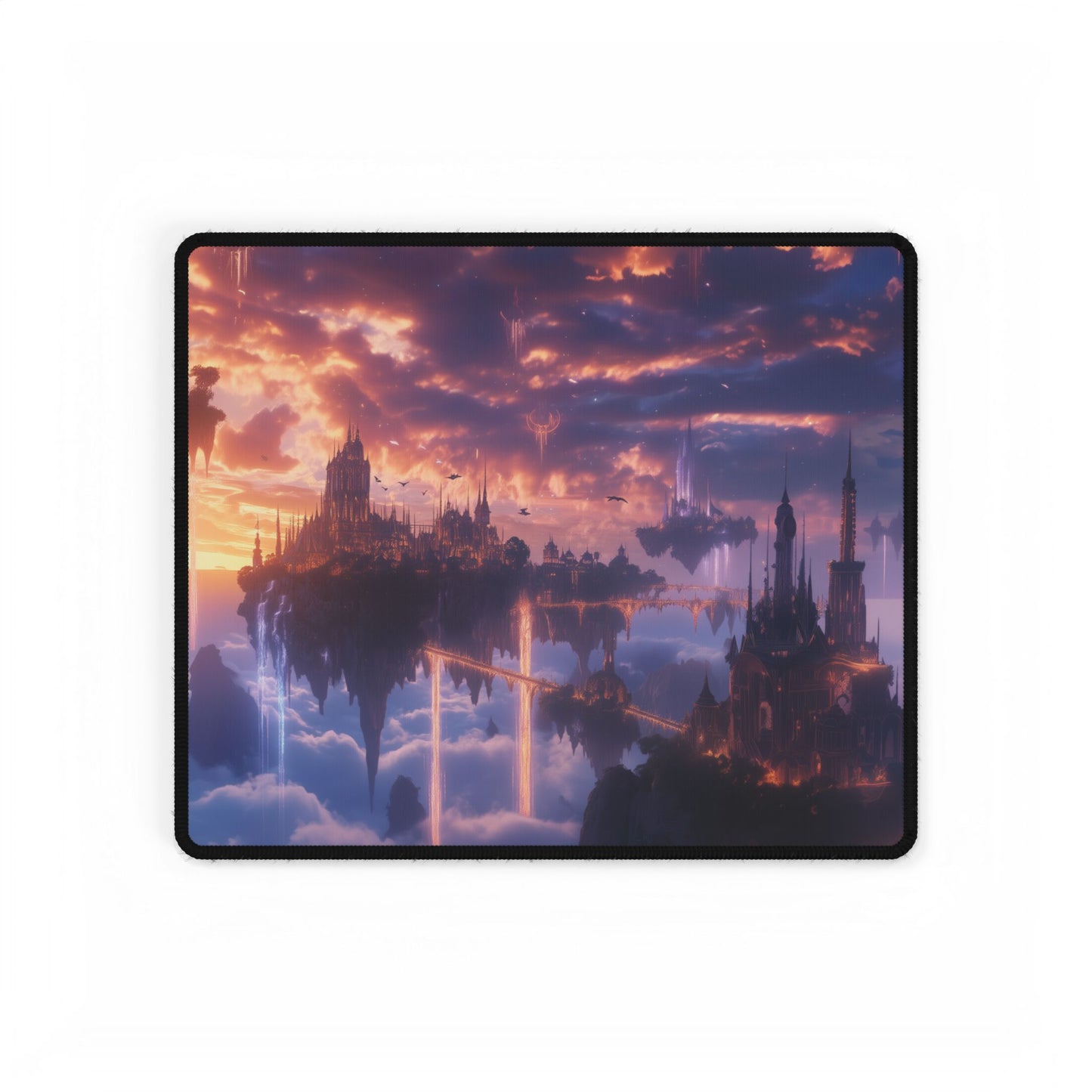 Desk Mat - Fantasy City in the Sky