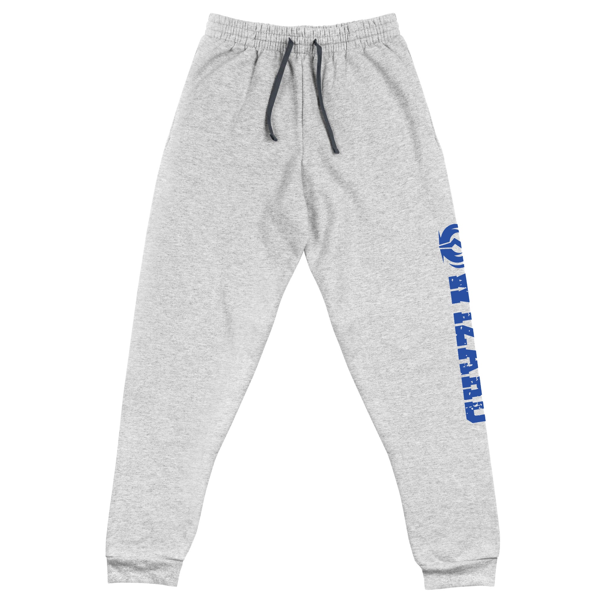 dnd wizard joggers, uxurious blend of 60% cotton and 40% polyester pre-shrunk fleece. Designed with a tapered fit, lower rise in the front, and longer rise in the back for optimal movement. Includes an elastic waistband with external drawcord for a customizable fit, 1×1 rib cuffs with spandex for stretch and recovery, and stylish side pockets. The joggers are adorned with a bold 'wizard' down the left leg