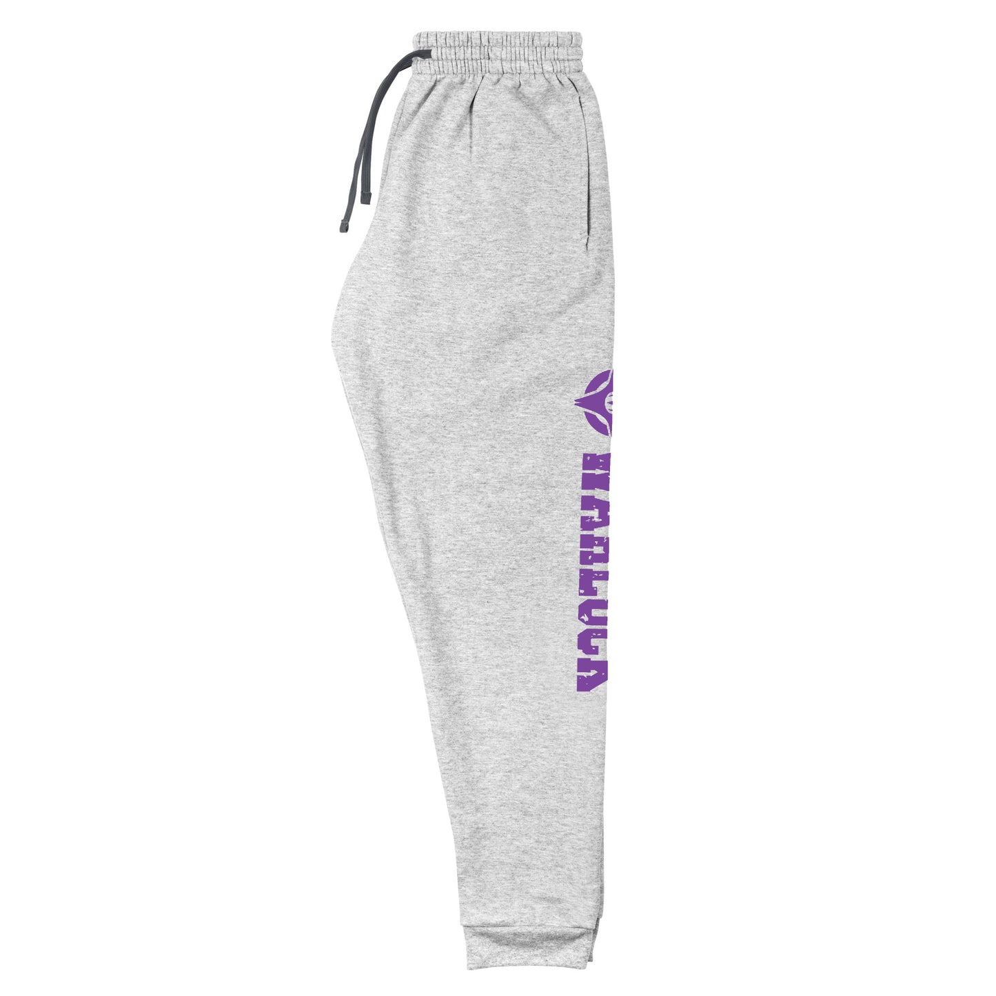 dnd warlock joggers, uxurious blend of 60% cotton and 40% polyester pre-shrunk fleece. Designed with a tapered fit, lower rise in the front, and longer rise in the back for optimal movement. Includes an elastic waistband with external drawcord for a customizable fit, 1×1 rib cuffs with spandex for stretch and recovery, and stylish side pockets. The joggers are adorned with a bold 'warlock' down the left leg