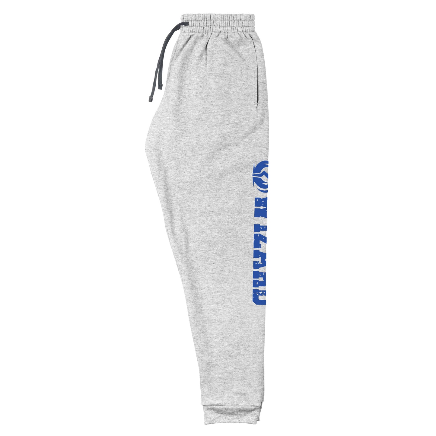 dnd wizard joggers, uxurious blend of 60% cotton and 40% polyester pre-shrunk fleece. Designed with a tapered fit, lower rise in the front, and longer rise in the back for optimal movement. Includes an elastic waistband with external drawcord for a customizable fit, 1×1 rib cuffs with spandex for stretch and recovery, and stylish side pockets. The joggers are adorned with a bold 'wizard' down the left leg