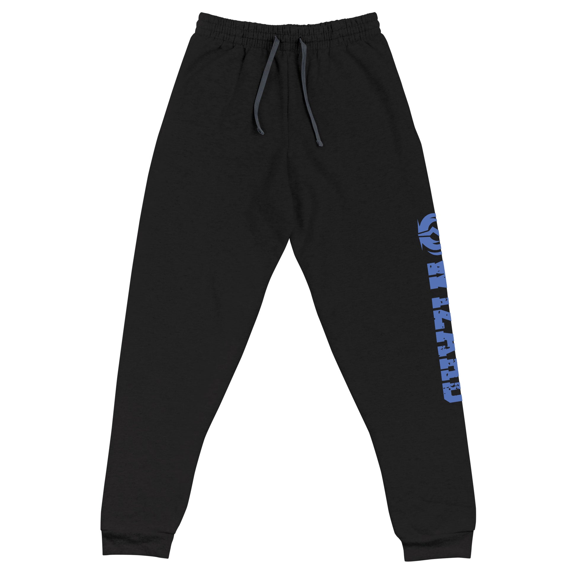 dnd wizard joggers, uxurious blend of 60% cotton and 40% polyester pre-shrunk fleece. Designed with a tapered fit, lower rise in the front, and longer rise in the back for optimal movement. Includes an elastic waistband with external drawcord for a customizable fit, 1×1 rib cuffs with spandex for stretch and recovery, and stylish side pockets. The joggers are adorned with a bold 'wizard' down the left leg