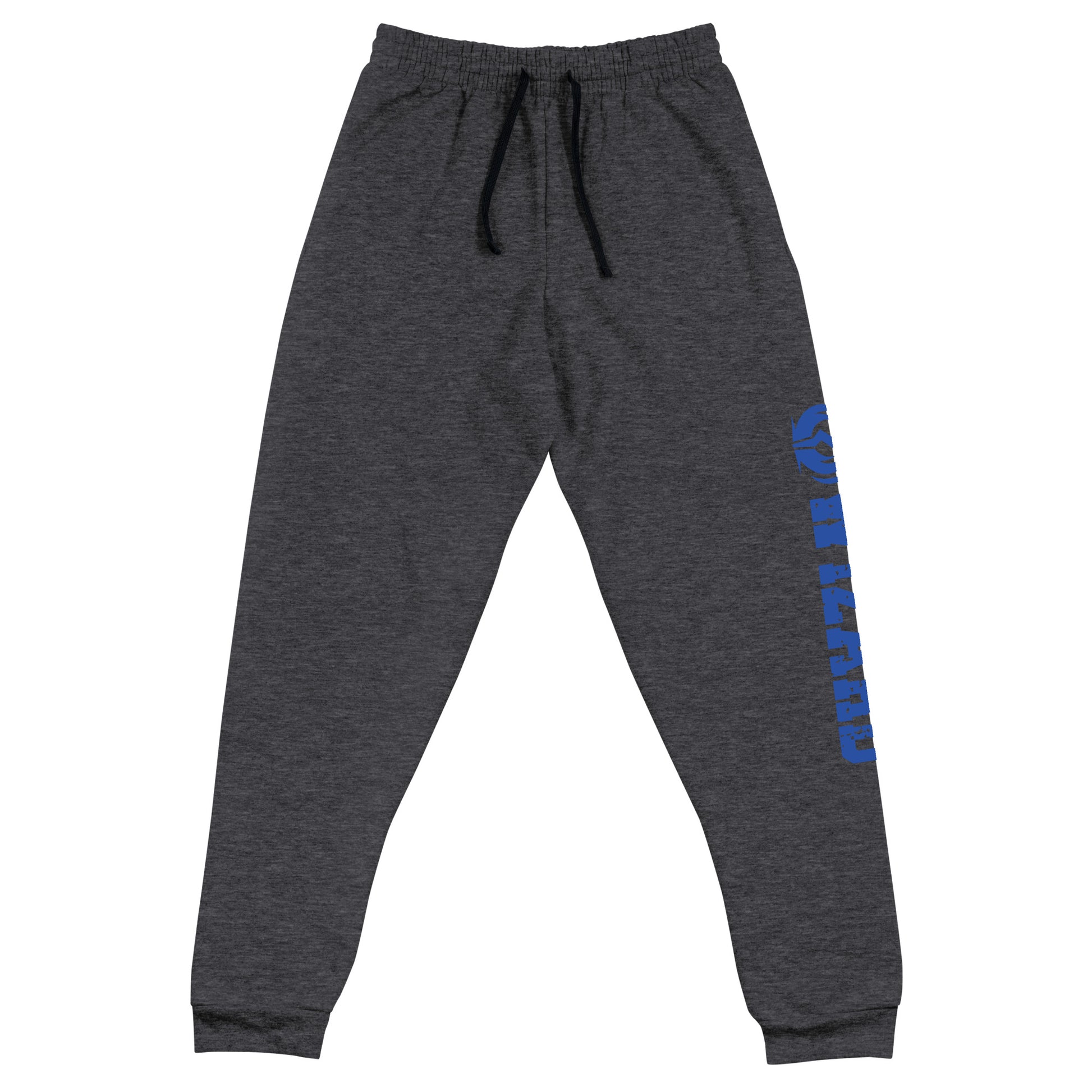 dnd wizard joggers, uxurious blend of 60% cotton and 40% polyester pre-shrunk fleece. Designed with a tapered fit, lower rise in the front, and longer rise in the back for optimal movement. Includes an elastic waistband with external drawcord for a customizable fit, 1×1 rib cuffs with spandex for stretch and recovery, and stylish side pockets. The joggers are adorned with a bold 'wizard' down the left leg