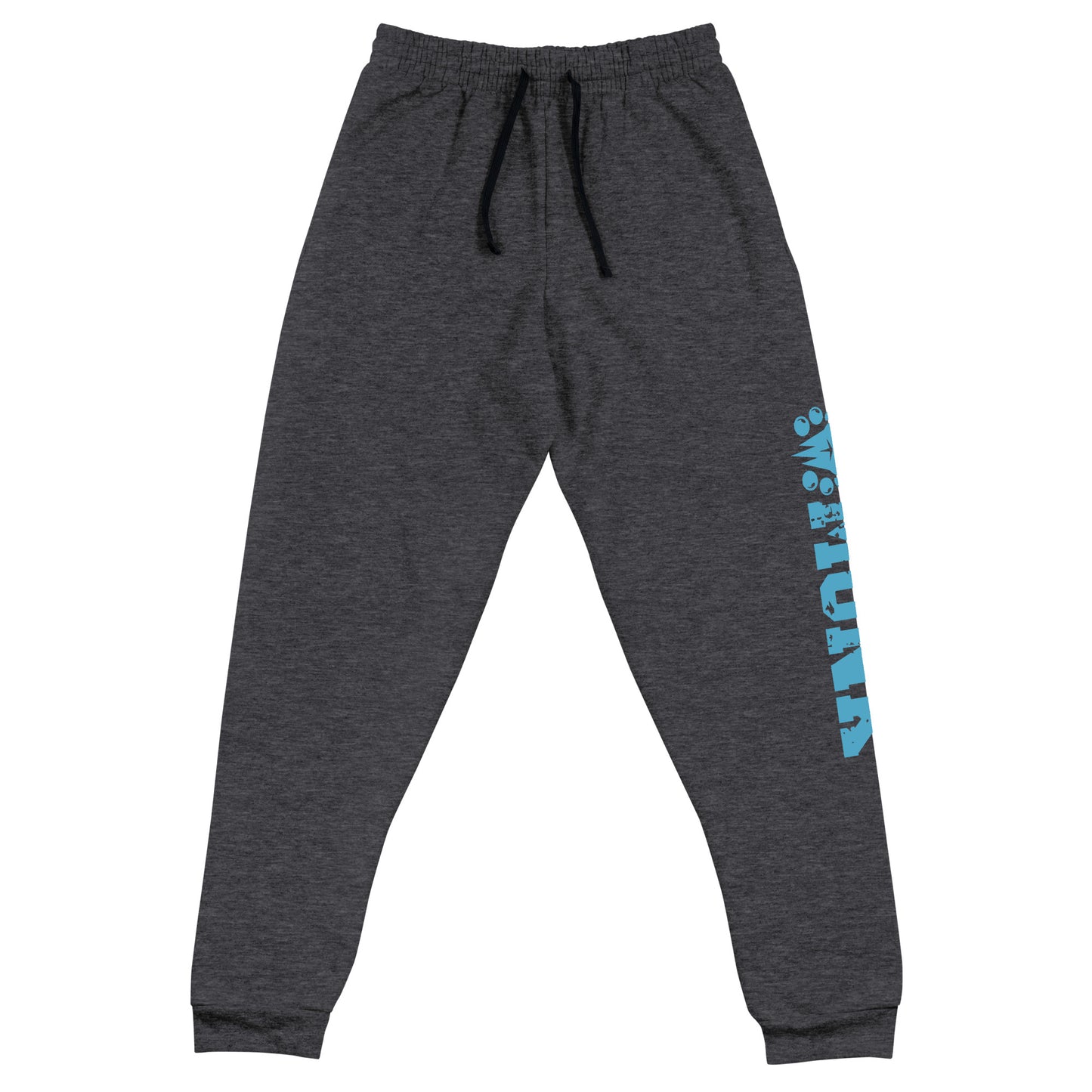 dnd monk joggers crafted from a luxurious blend of 60% cotton and 40% polyester pre-shrunk fleece, featuring a soft and durable fabric weight of 7.2 oz/yd² (244 g/m²). Designed with a tapered fit, lower rise in the front, and longer rise in the back for optimal movement. Includes an elastic waistband with external drawcord for a customizable fit, 1×1 rib cuffs with spandex for stretch and recovery, and stylish side pockets. The joggers are adorned with a bold 'monk' graphic on the left leg