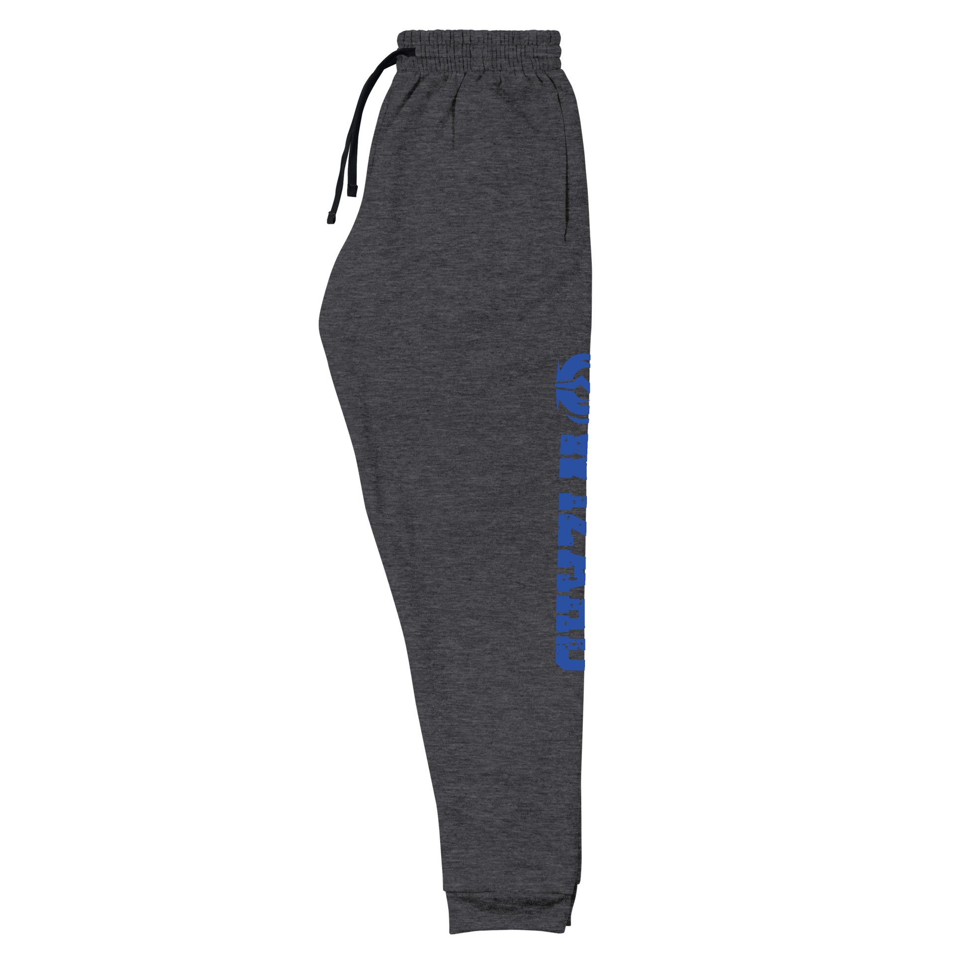 dnd wizard joggers, uxurious blend of 60% cotton and 40% polyester pre-shrunk fleece. Designed with a tapered fit, lower rise in the front, and longer rise in the back for optimal movement. Includes an elastic waistband with external drawcord for a customizable fit, 1×1 rib cuffs with spandex for stretch and recovery, and stylish side pockets. The joggers are adorned with a bold 'wizard' down the left leg