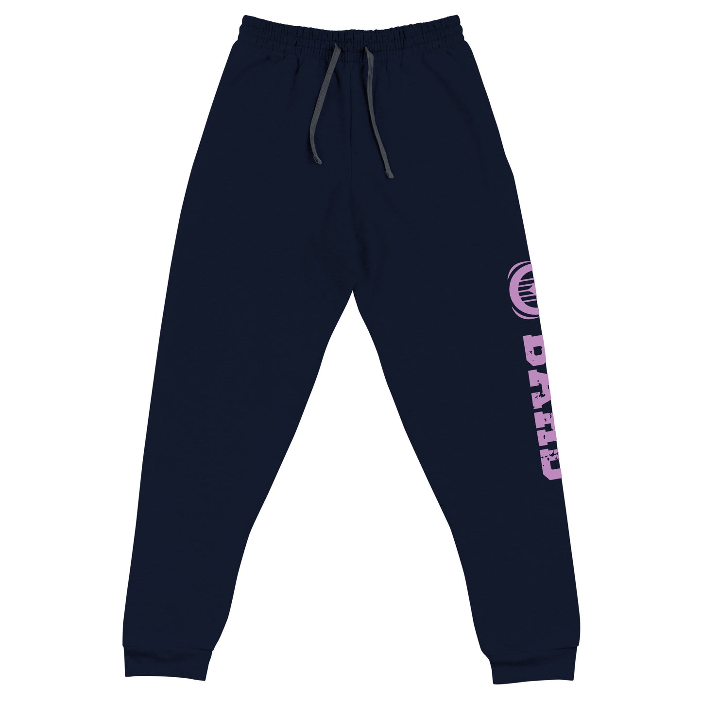 Bard joggers made from a premium blend of 60% cotton and 40% polyester pre-shrunk fleece, weighing 7.2 oz/yd² (244 g/m²) for comfort and durability. Designed with a tapered fit featuring a lower rise in the front and a longer rise in the back for ease of movement. Equipped with an elastic waistband and external drawcord for a customizable fit, 1×1 rib cuffs with spandex for flexibility and recovery, stylish side pockets, and a bold 'Bard' graphic along the left leg, perfect for adventurers and storytellers